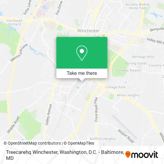 Treecarehq Winchester map