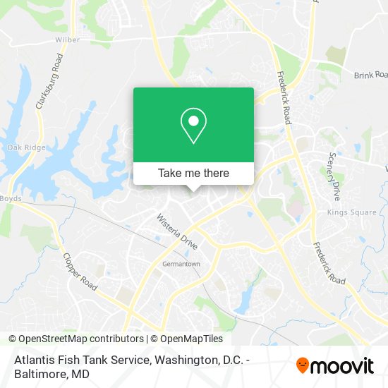 Mapa de Atlantis Fish Tank Service