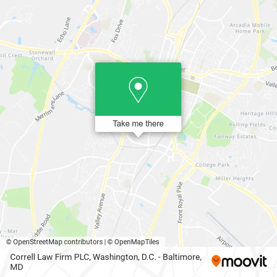 Correll Law Firm PLC map