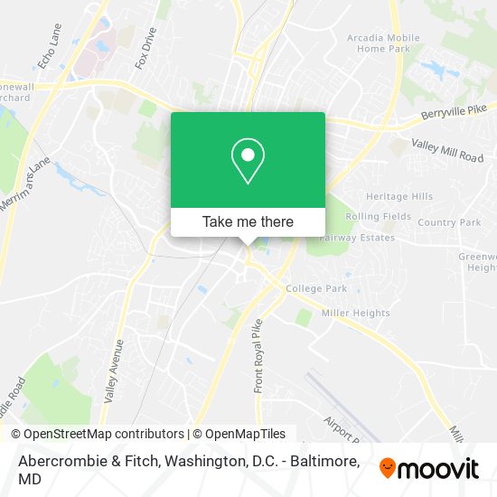 Abercrombie & Fitch map