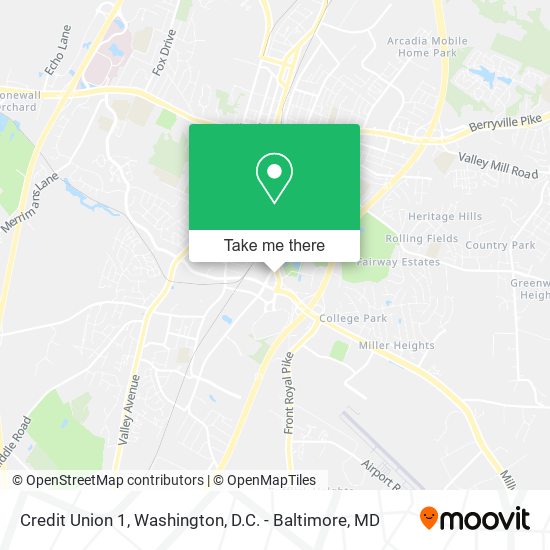 Mapa de Credit Union 1