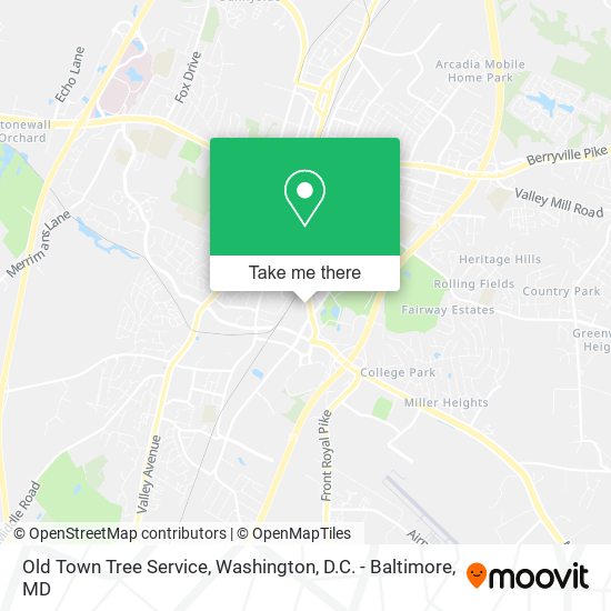 Old Town Tree Service map