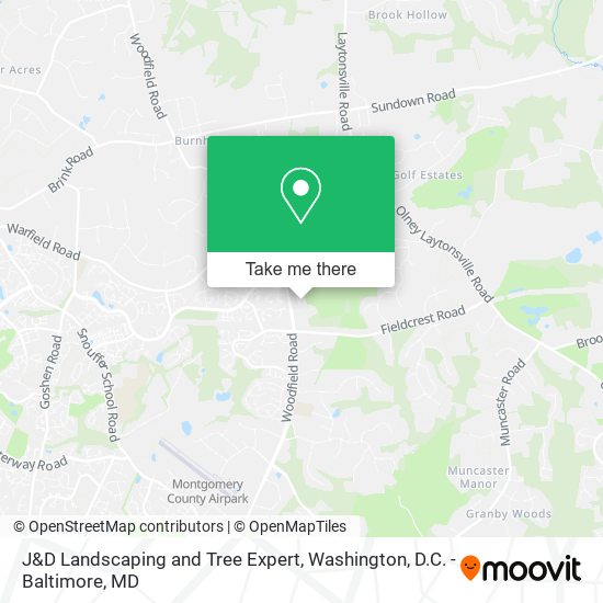 J&D Landscaping and Tree Expert map