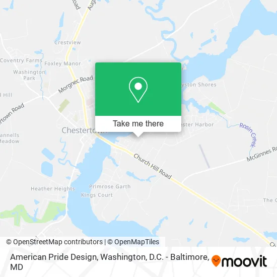 American Pride Design map
