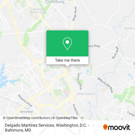 Delgado Martínez Services map