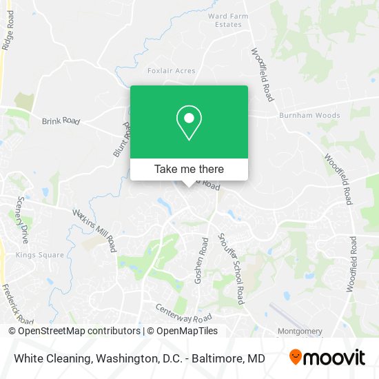 White Cleaning map