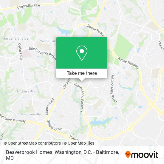 Beaverbrook Homes map