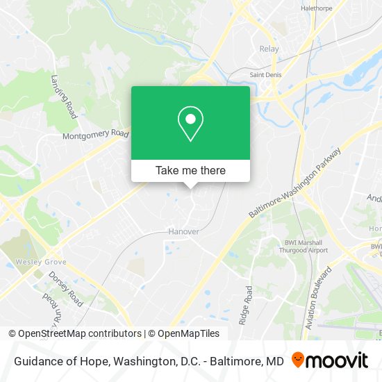 Guidance of Hope map