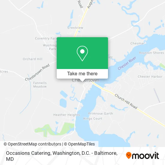 Mapa de Occasions Catering