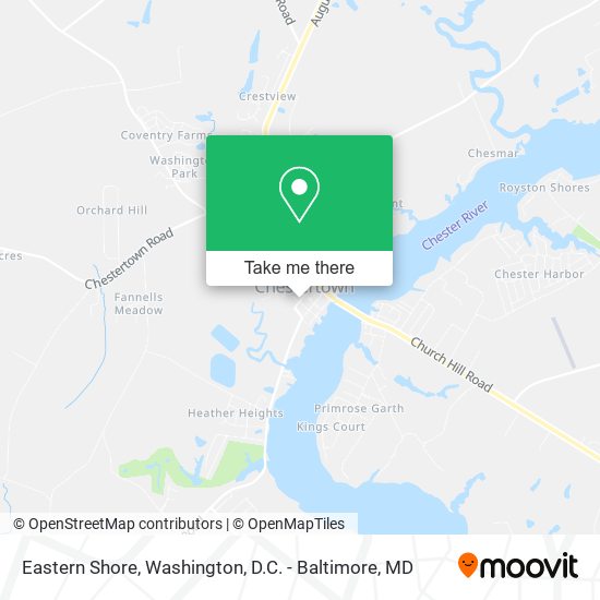 Mapa de Eastern Shore
