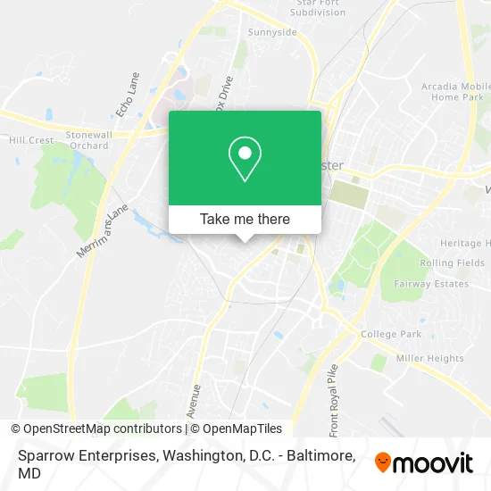 Sparrow Enterprises map