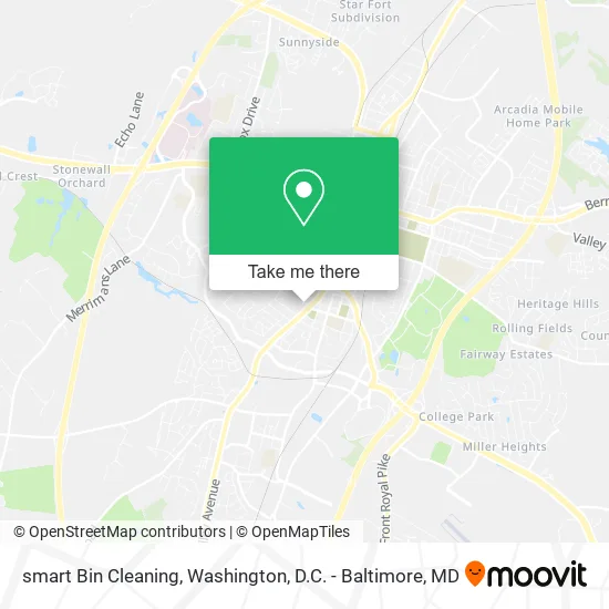 smart Bin Cleaning map