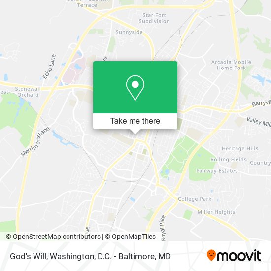 God's Will map