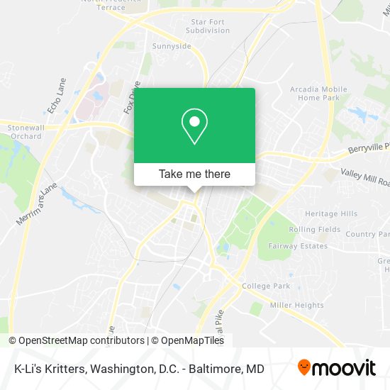 K-Li's Kritters map