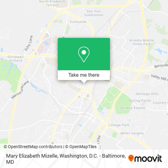 Mapa de Mary Elizabeth Mizelle