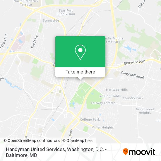 Handyman United Services map
