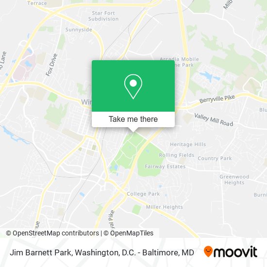 Mapa de Jim Barnett Park