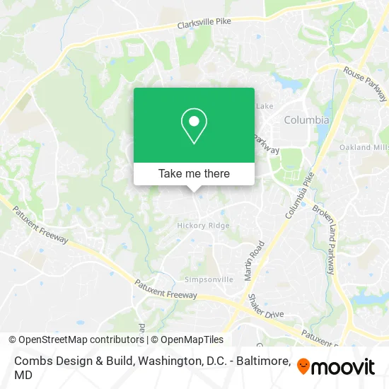 Mapa de Combs Design & Build