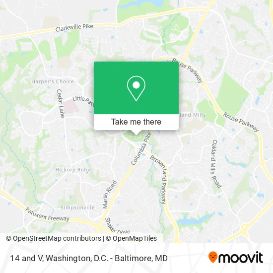14 and V map