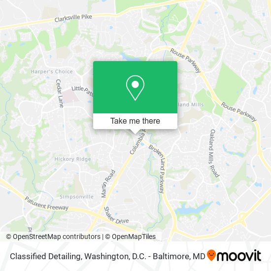 Classified Detailing map