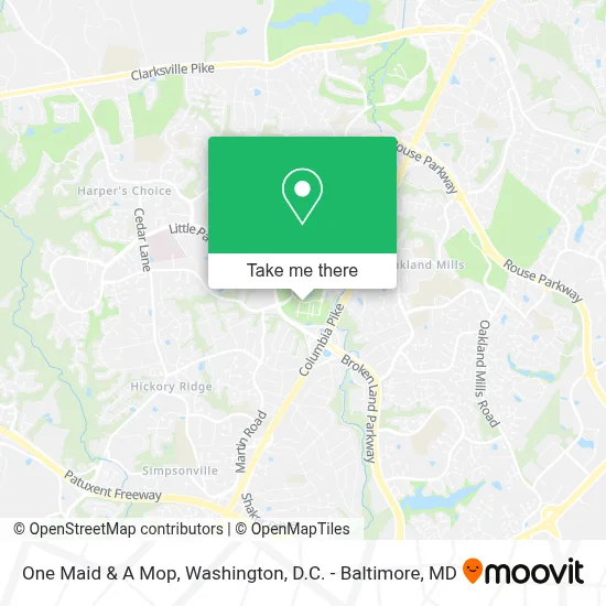 One Maid & A Mop map