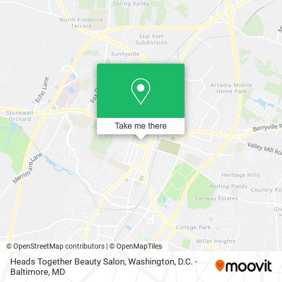 Heads Together Beauty Salon map