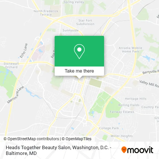 Mapa de Heads Together Beauty Salon
