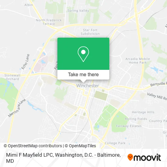 Mimi F Mayfield LPC map