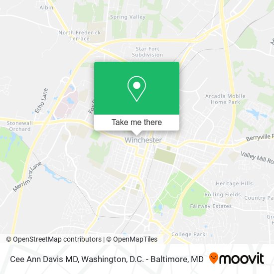 Cee Ann Davis MD map