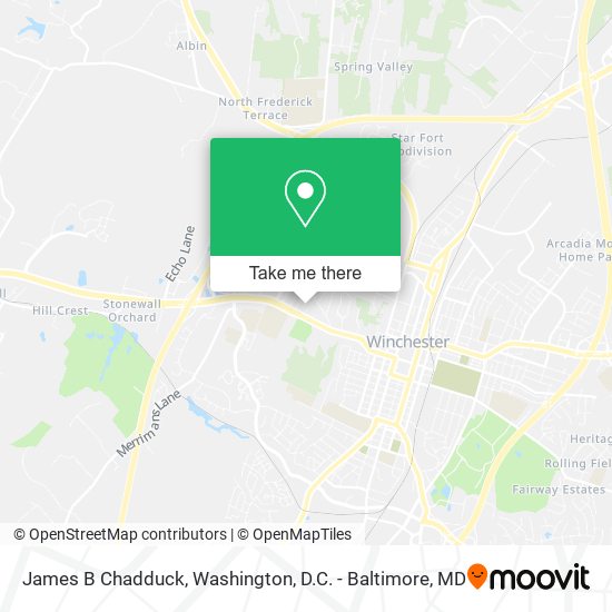 Mapa de James B Chadduck
