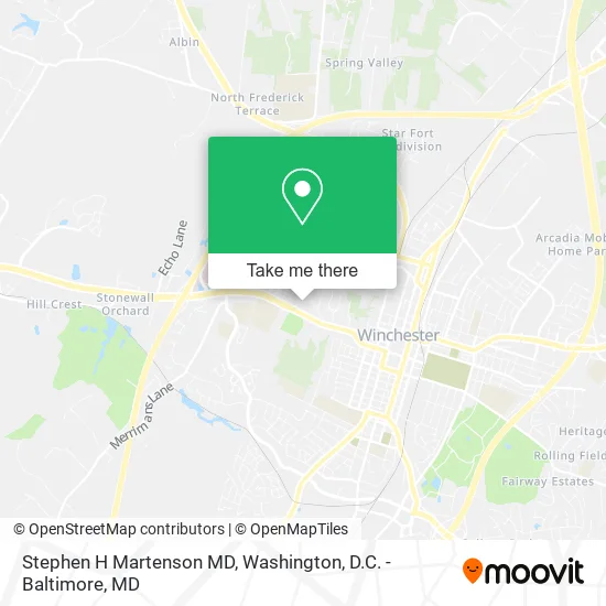 Stephen H Martenson MD map