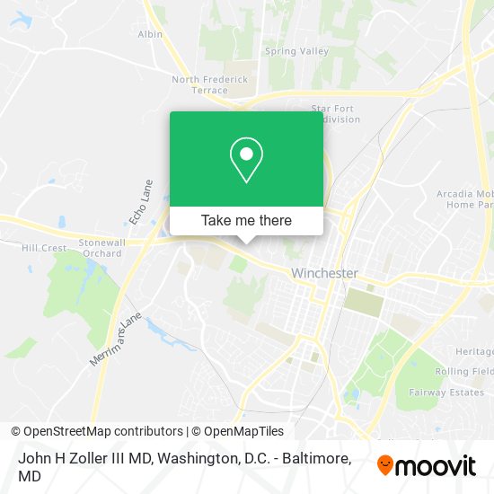 Mapa de John H Zoller III MD