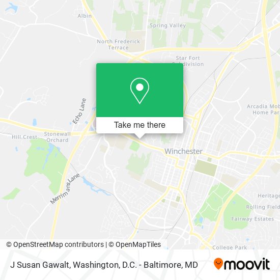 Mapa de J Susan Gawalt