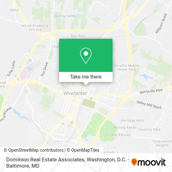 Dominion Real Estate Associates map