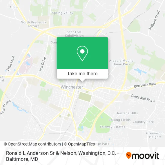 Mapa de Ronald L Anderson Sr & Nelson