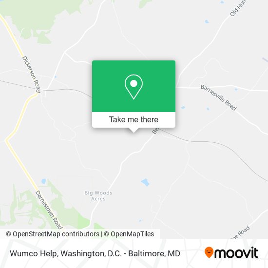 Wumco Help map