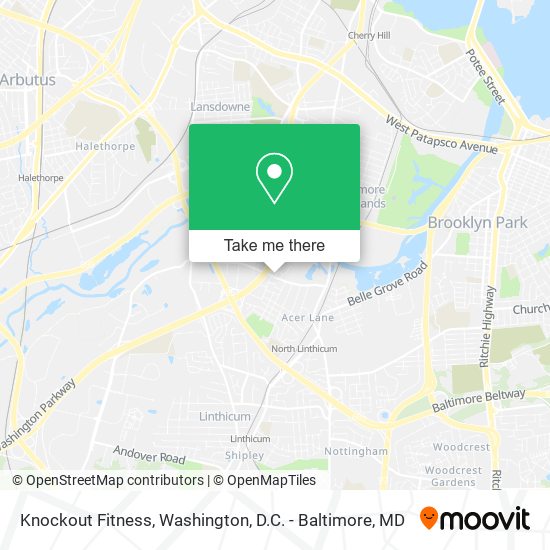 Knockout Fitness map