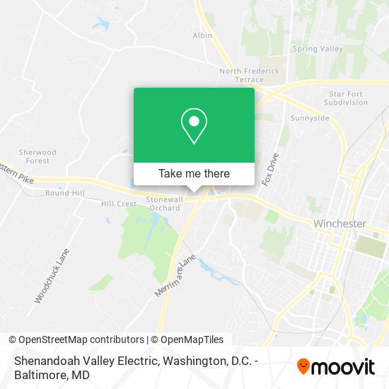 Mapa de Shenandoah Valley Electric