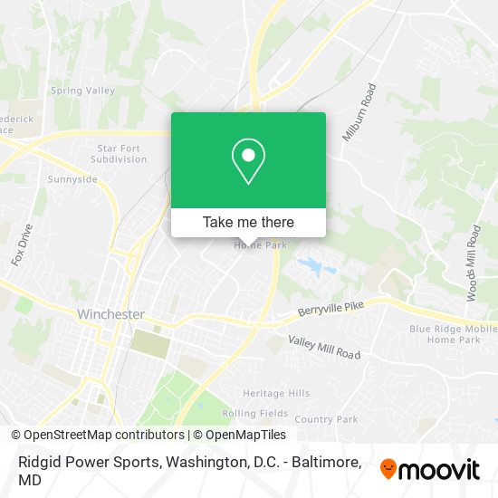 Mapa de Ridgid Power Sports