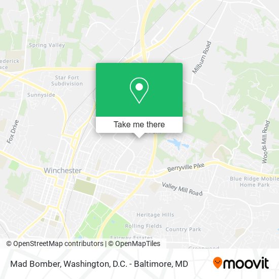 Mapa de Mad Bomber