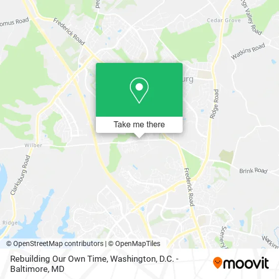Rebuilding Our Own Time map
