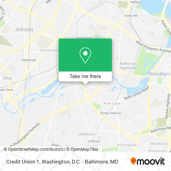 Credit Union 1 map