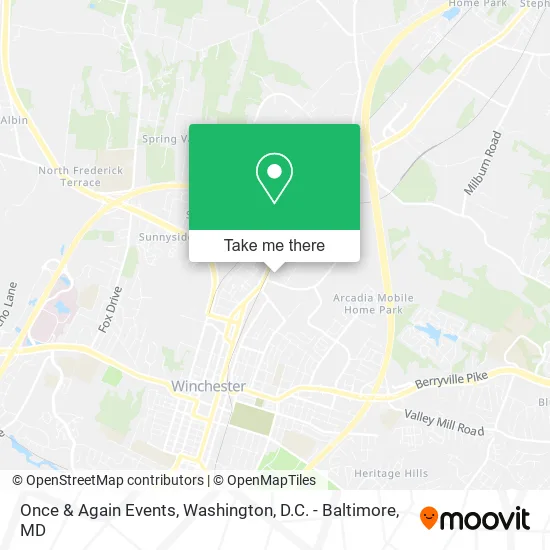 Once & Again Events map