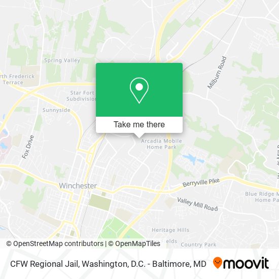 CFW Regional Jail map