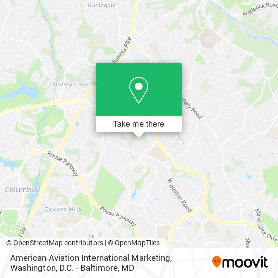 Mapa de American Aviation International Marketing