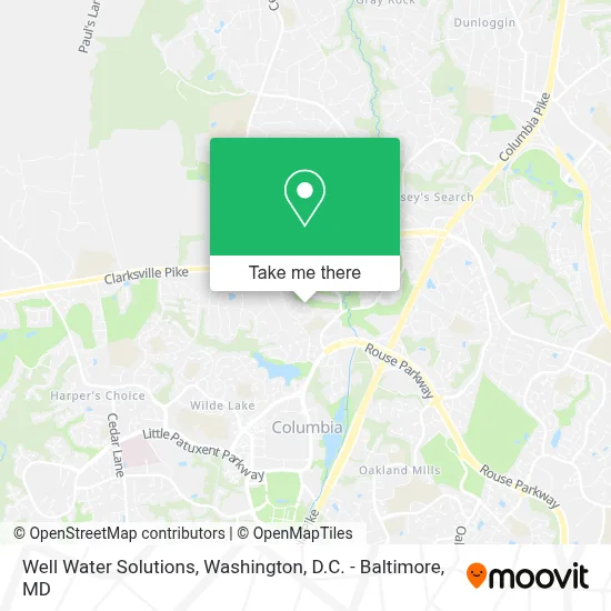 Well Water Solutions map