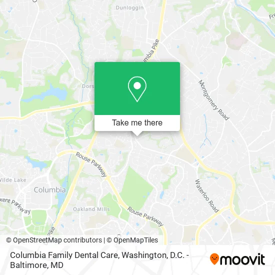 Mapa de Columbia Family Dental Care