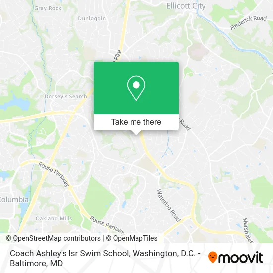 Coach Ashley's Isr Swim School map