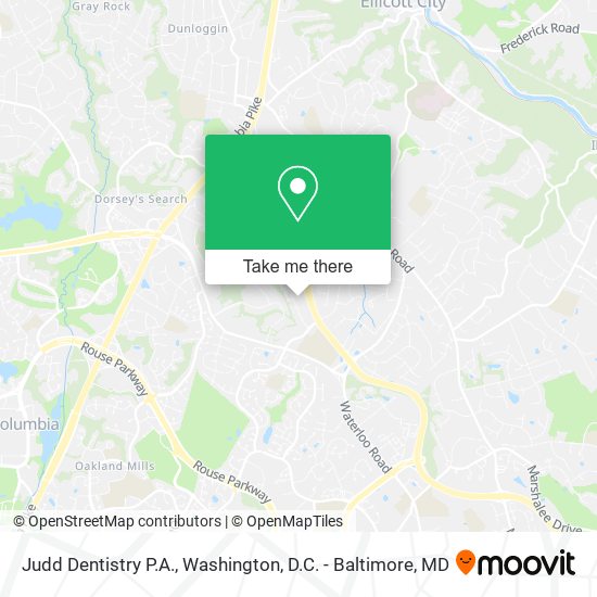 Mapa de Judd Dentistry P.A.