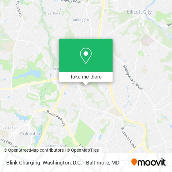 Blink Charging map